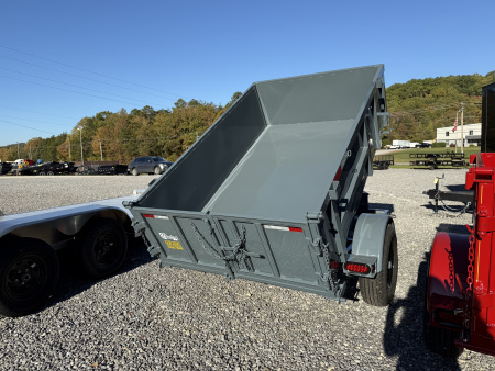 New 2026 P & T Trailers 5.2K 5X8 DUMP SPREAD GATE 7K JACK Dump Trailer