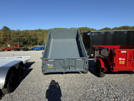 New 2026 P & T Trailers 5.2K 5X8 DUMP SPREAD GATE 7K JACK Dump Trailer