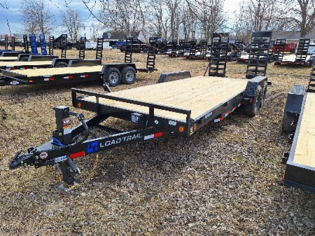 New LOAD TRAIL 83 X20' 14K SKIDSTEER EQUIPMENT TRAILER