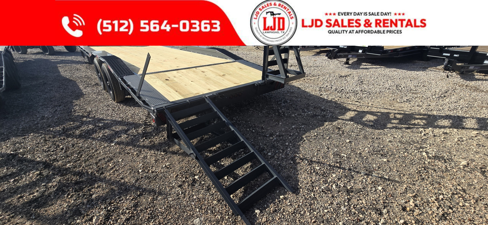 New 2026 Tiger - Gooseneck Drive Over Fender Trailer 102" X 24