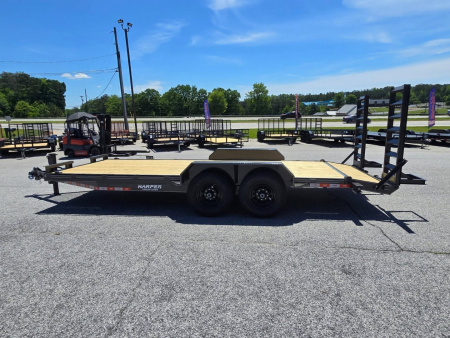 New 2025 82X20 14K EQUIPMENT HAULER WITH CHAIN MESH BOX AND RUB RAIL