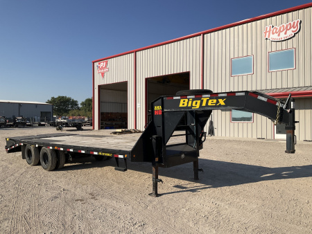 Used 2022 PJ 102"x25' GN Flatbed Trailer- 22GN