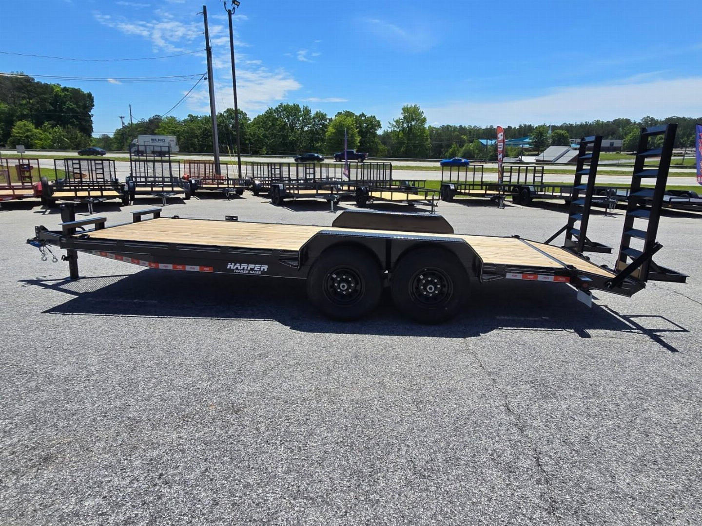New 2025 82X20 14K EQUIPMENT HAULER WITH CHAIN MESH BOX AND RUB RAIL