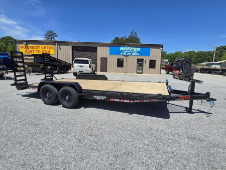 New 2025 82X20 14K EQUIPMENT HAULER WITH CHAIN MESH BOX AND RUB RAIL
