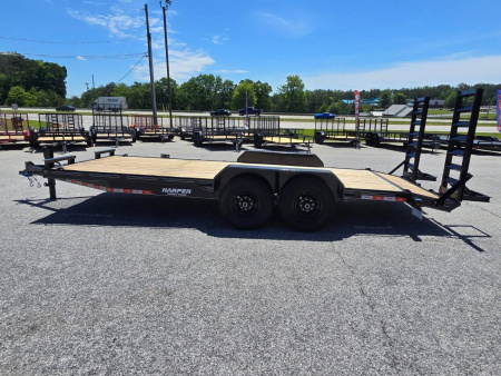 New 2025 82X20 14K EQUIPMENT HAULER WITH CHAIN MESH BOX AND RUB RAIL