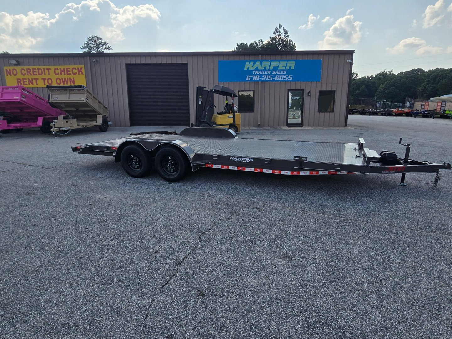 New 2025 7K 82X20 DELUXE STEEL FLOOR CAR HAULER