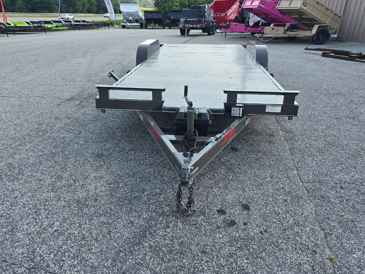 New 2025 7K 82X20 DELUXE STEEL FLOOR CAR HAULER