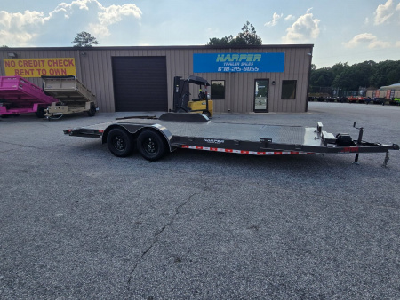 New 2025 7K 82X20 DELUXE STEEL FLOOR CAR HAULER