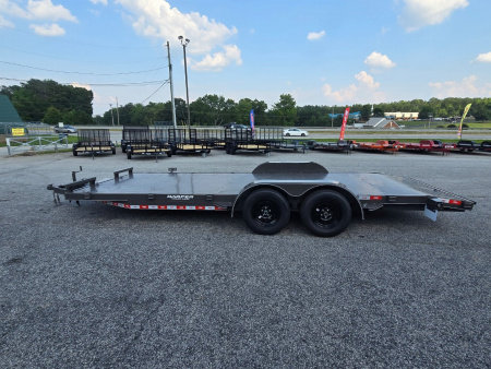 New 2025 7K 82X20 DELUXE STEEL FLOOR CAR HAULER