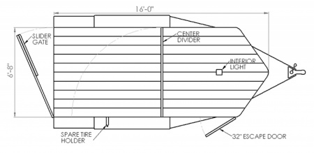 New 2026 Valley Trailers 26816 16' Stock BP Trailer