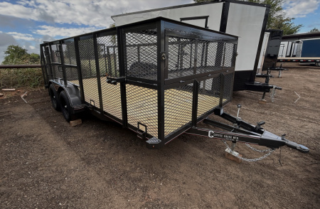New 2026 Coffee Creek MFG 83x14 TA2 Landscape Trailer