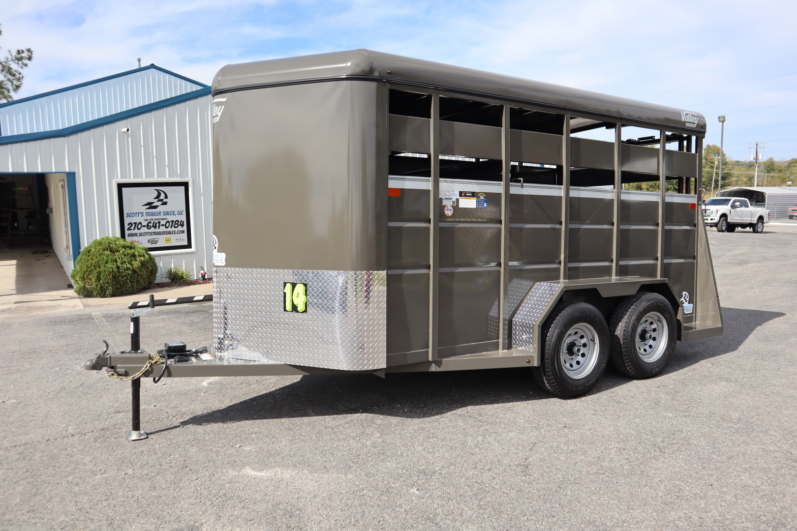 New 2026 Valley Trailers 26014 14' Stock BP Trailer