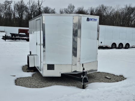 New 2026 Cargo Express EX DLX 7 x 12 3K Double Rear Door Cargo / Enclosed Trailer
