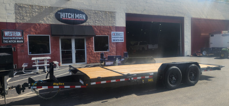 New 7 x 20 (16+4) Big Tex 14TL Tilt Equipment Trailer 14k ***REMOVABLE FENDERS