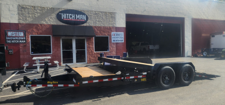 New 7 x 20 (16+4) Big Tex 14TL Tilt Equipment Trailer 14k ***REMOVABLE FENDERS