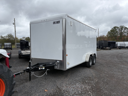 New 2026 CAR MATE TRAILERS 7x16 10K 7' Interior 16 OC Custom Cargo Cargo / Enclosed Trailer with Ramp Door