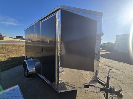 New 2026 Allure Trailers 6x10-Policore Sides-Charcoal Color Cargo / Enclosed Trailer