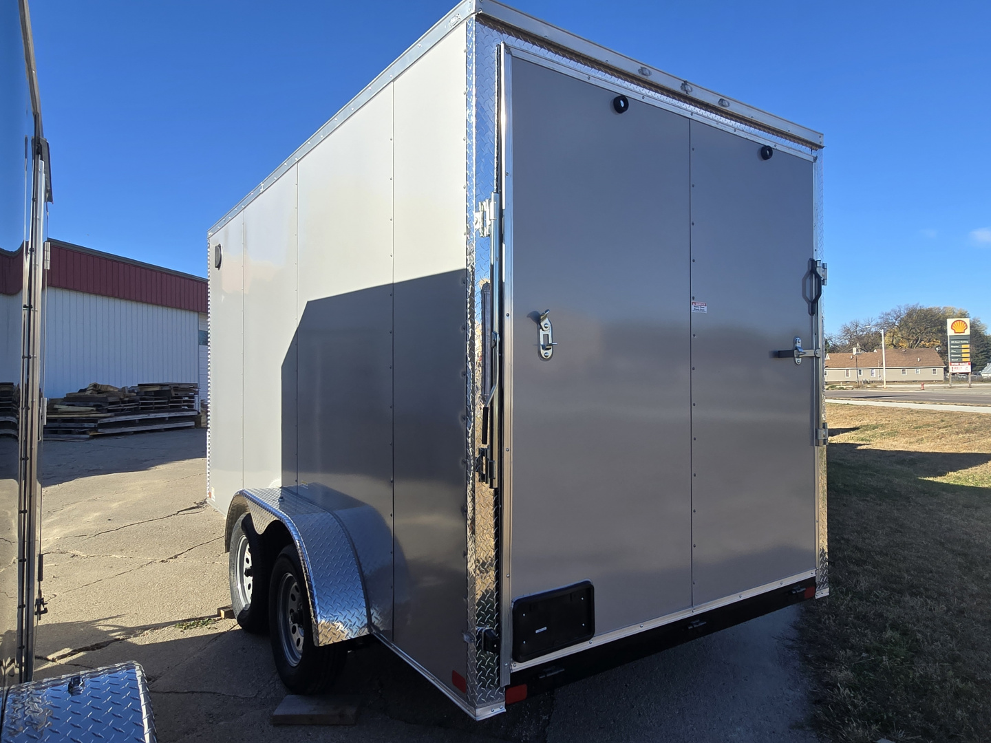 New 2026 Allure Trailers 7x14 Tandem Axle-7k GVWR-Policore Sides Cargo / Enclosed Trailer