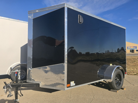 New 2026 Allure Trailers 6x10-Policore Sides-Black Color Cargo / Enclosed Trailer