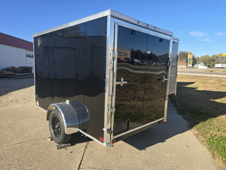 New 2026 Allure Trailers 6x10-Policore Sides-Black Color Cargo / Enclosed Trailer