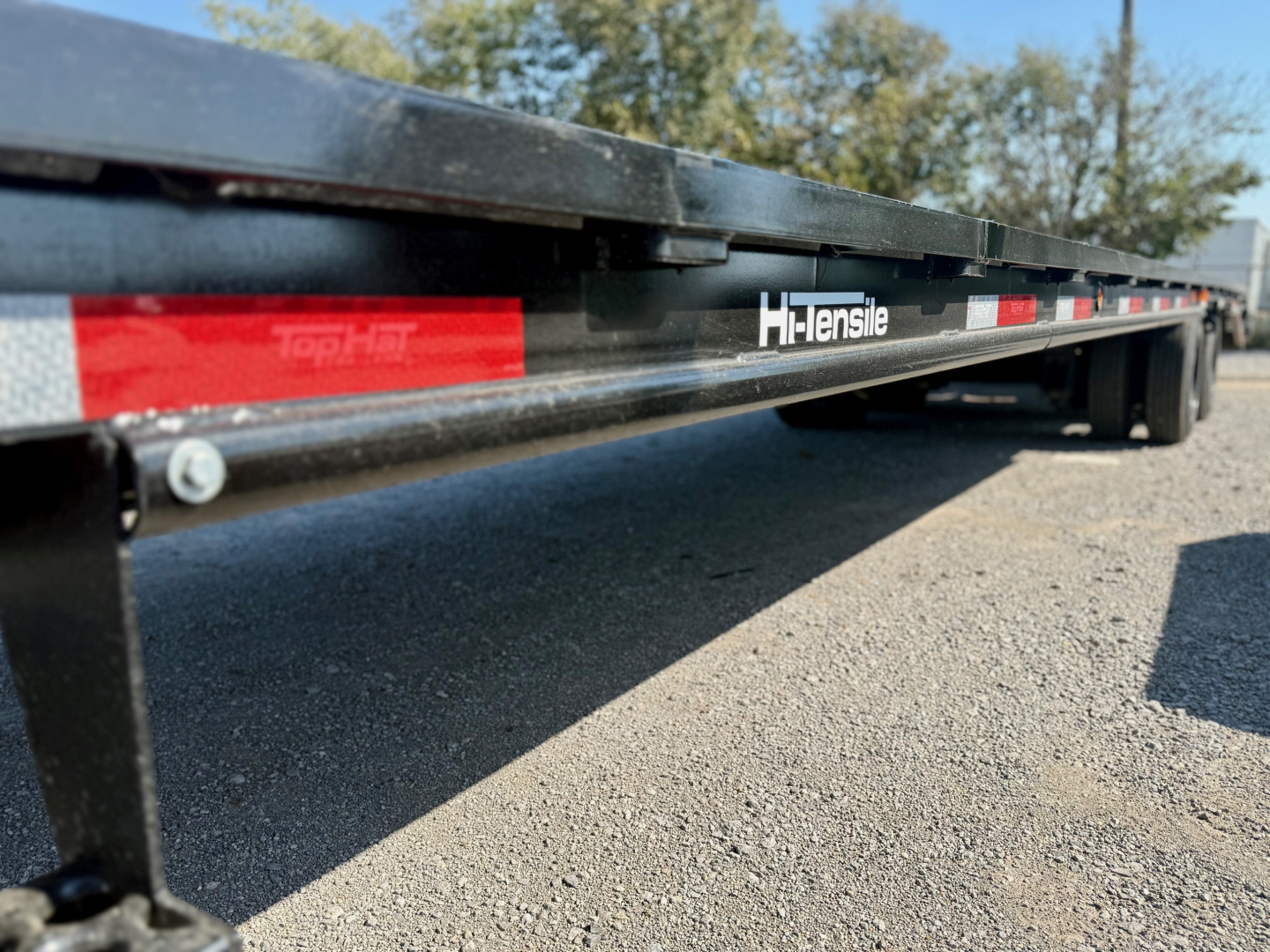 New 2026 Top Hat Trailers GN259-35x102 Flatbed Trailer w/ 16 Ply Tire Upg. and Jumbo Ramps (30'+5')