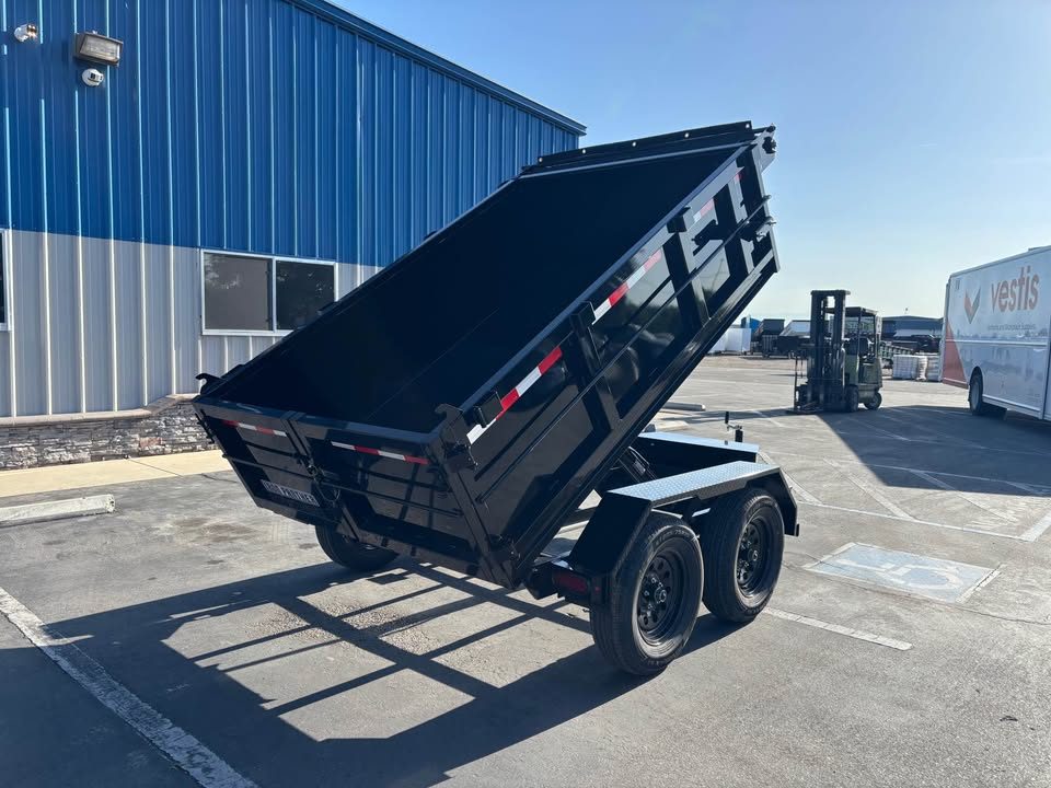 New 2026 Iron Panther 5'x8'x2' Dump Trailer 7k GVWR