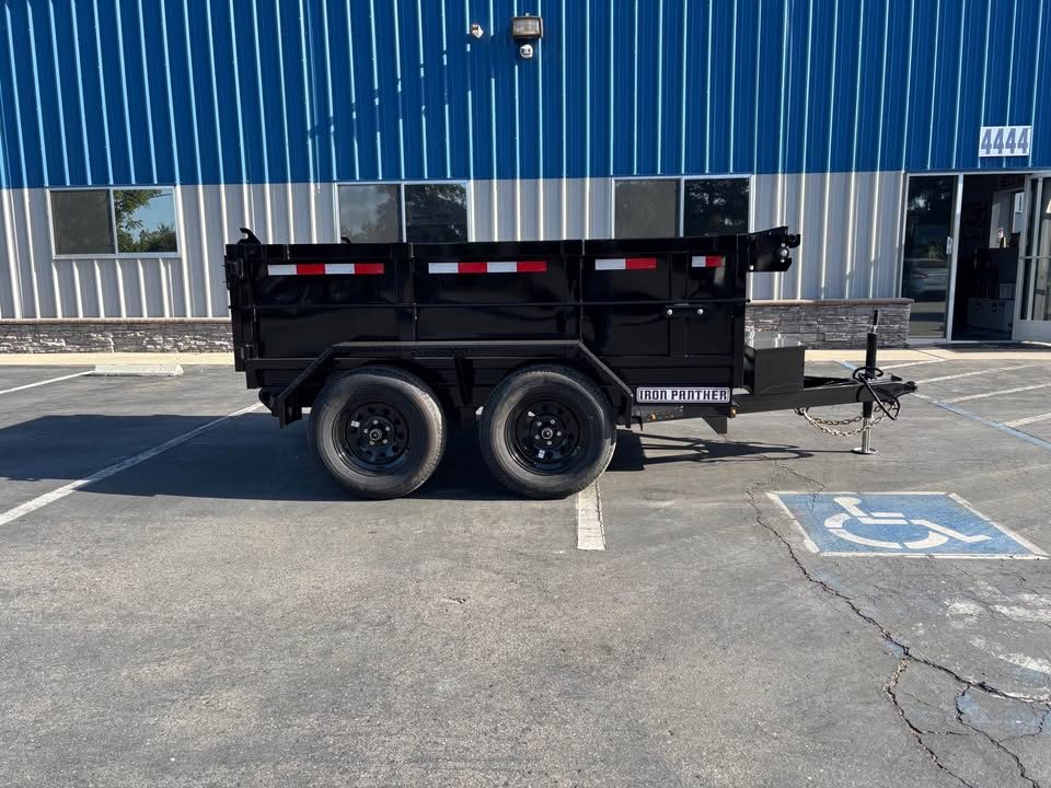New 2026 Iron Panther 5'x8'x2' Dump Trailer 7k GVWR