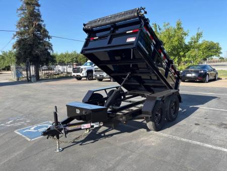 New 2026 Iron Panther 5'x8'x2' Dump Trailer 7k GVWR