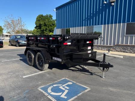 New 2026 Iron Panther 5'x8'x2' Dump Trailer 7k GVWR