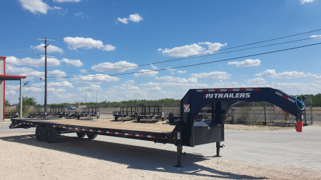 New 2026 PJ 102 x36' GN Low-Pro Flatbed w/ Singles - LX