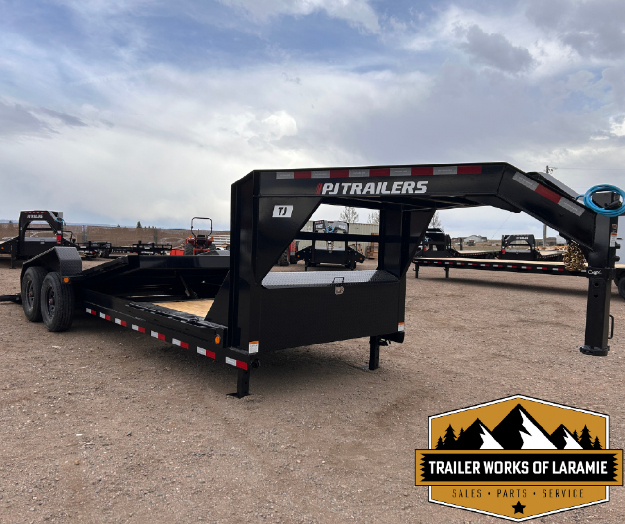 New 2026 PJ Trailers TJ (22') Goose Neck Tilt Equipment Trailer- 18K