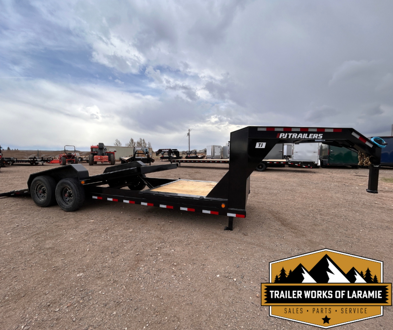 New 2026 PJ Trailers TJ (22') Goose Neck Tilt Equipment Trailer- 18K