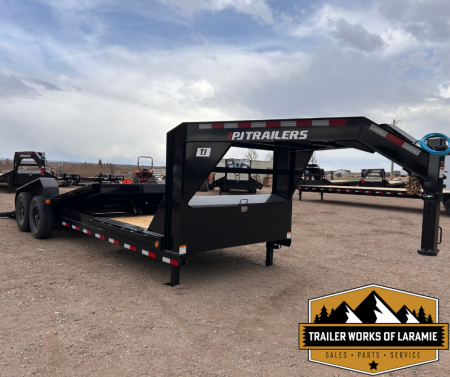 New 2026 PJ Trailers TJ (22') Goose Neck Tilt Equipment Trailer- 18K