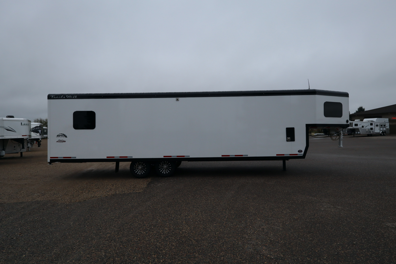New 2026 Trails West RPM 28' Gooseneck Snowmobile Trailer