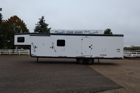 New 2026 Trails West RPM 28' Gooseneck Snowmobile Trailer