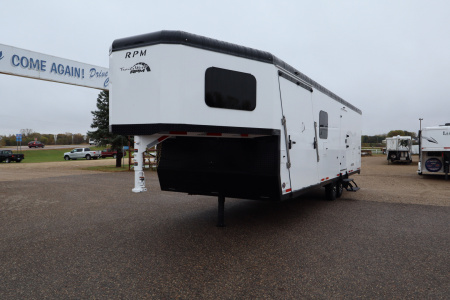 New 2026 Trails West RPM 28' Gooseneck Snowmobile Trailer