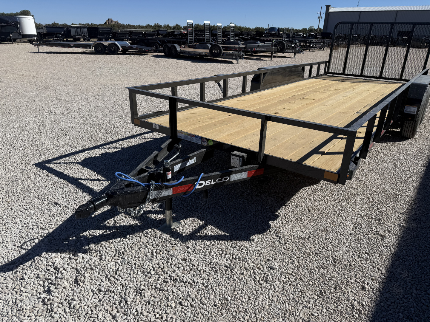 New 2026 Delco 83"x20' Tandem Axle Utility Trailer - U6