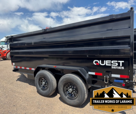New 2026 PJ D7 DUMP TRAILER 7X14 14K BP- 4FT Sides