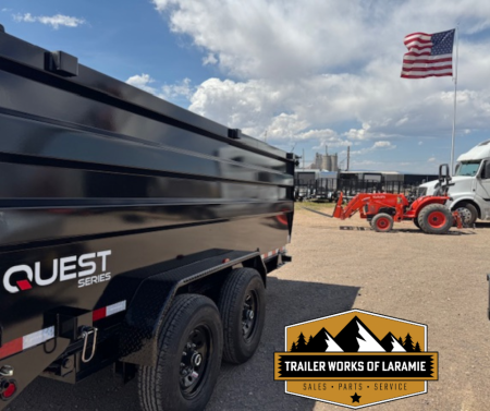 New 2026 PJ D7 DUMP TRAILER 7X14 14K BP- 4FT Sides