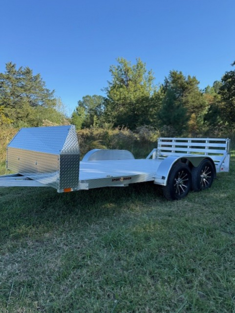 New 2026 Sport Haven 7x14 Aluminum Utility Trailer No Rails