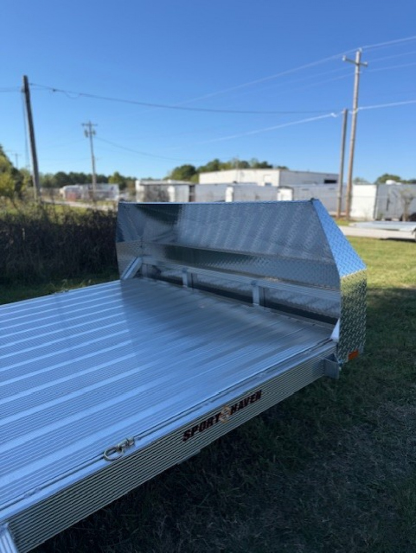 New 2026 Sport Haven 7x14 Aluminum Utility Trailer No Rails