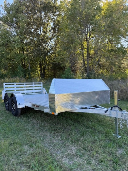 New 2026 Sport Haven 7x14 Aluminum Utility Trailer No Rails