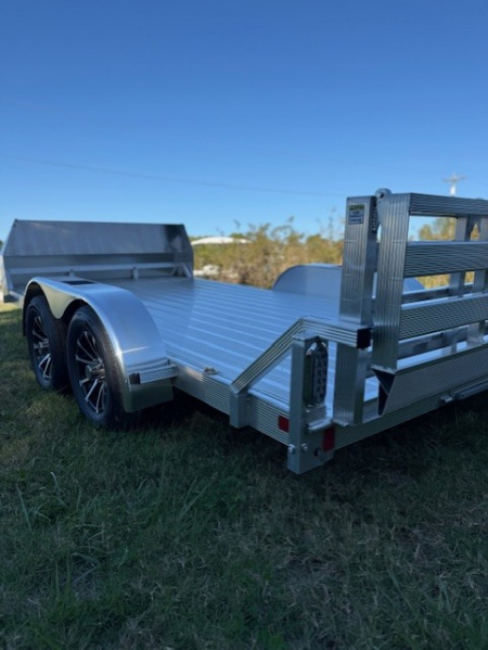 New 2026 Sport Haven 7x14 Aluminum Utility Trailer No Rails