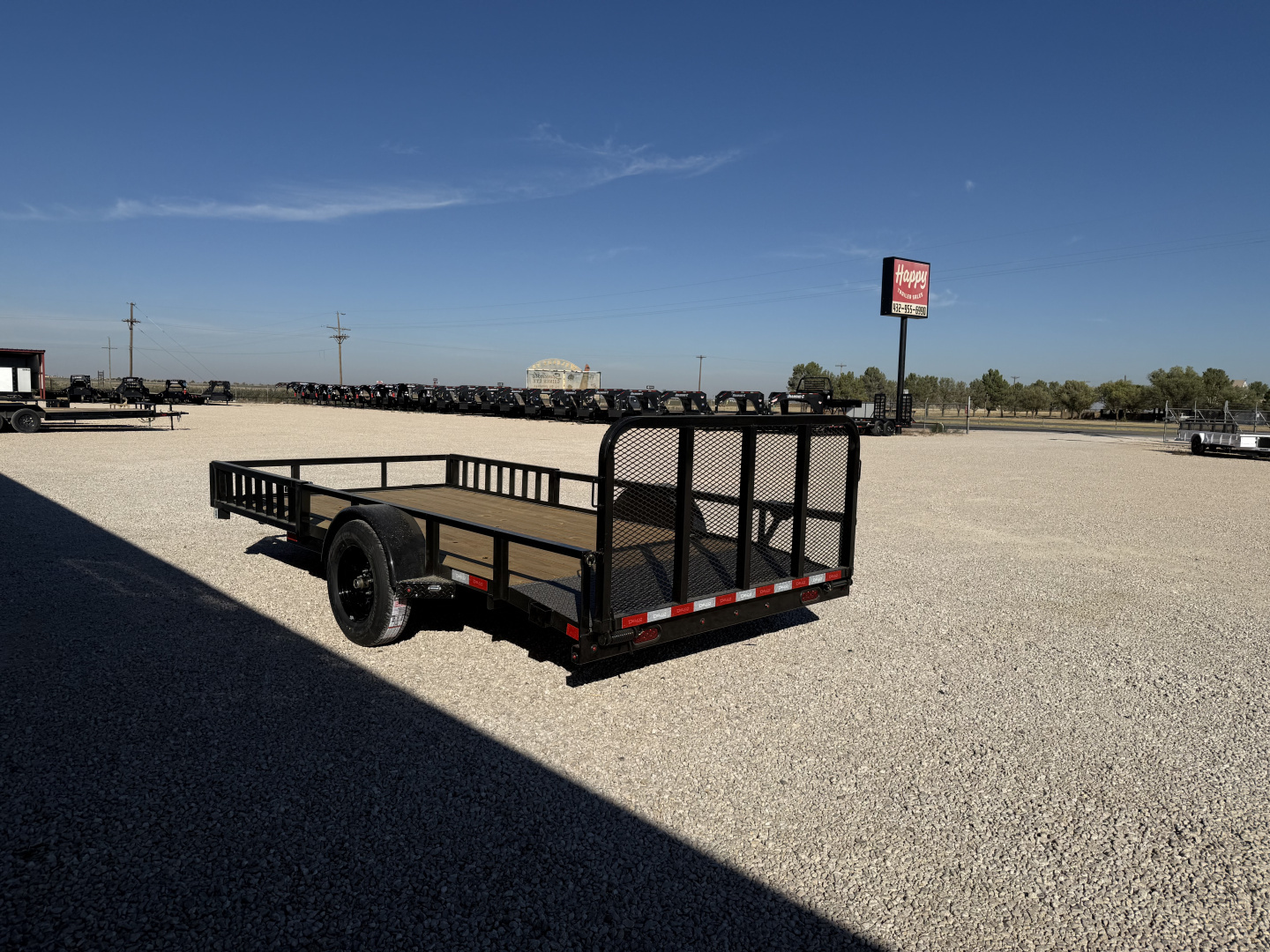 New 2026 Delco 77"x14' Single Axle Utility Trailer - U2