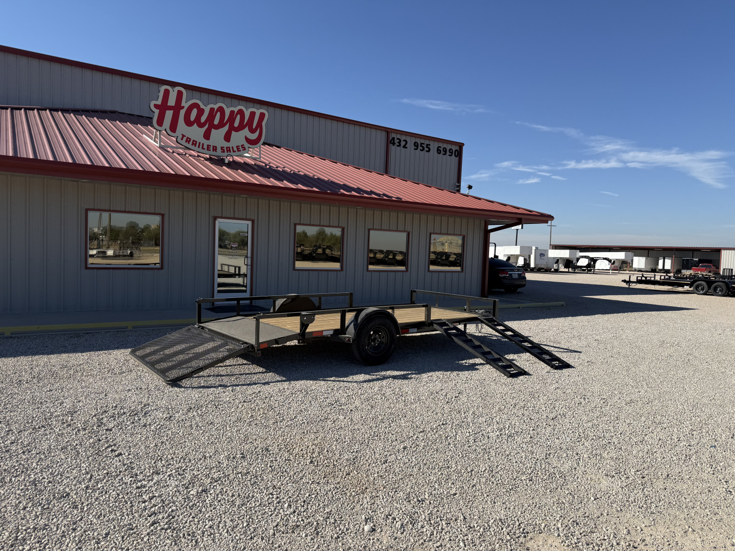 New 2026 Delco 77"x14' Single Axle Utility Trailer - U2