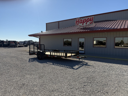 New 2026 Delco 77 x14' Single Axle Utility Trailer - U2