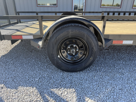 New 2026 Delco 77"x14' Single Axle Utility Trailer - U2