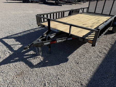 New 2026 Delco 77"x14' Single Axle Utility Trailer - U2
