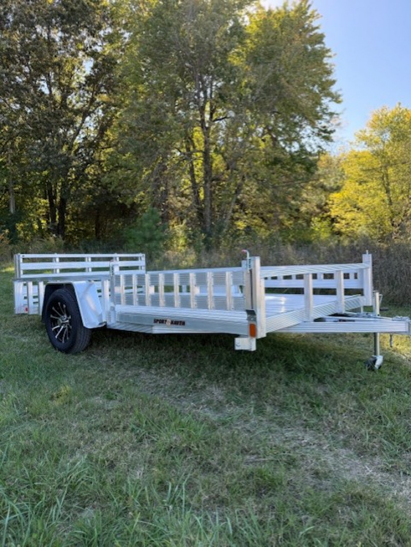 New 2026 Sport Haven 7x12 Aluminum Utility Trailer