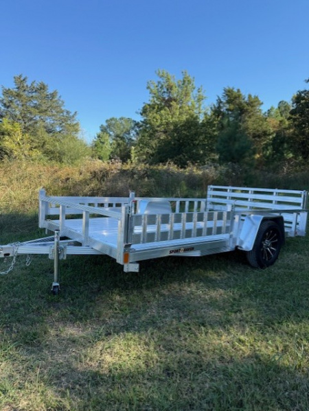 New 2026 Sport Haven 7x12 Aluminum Utility Trailer